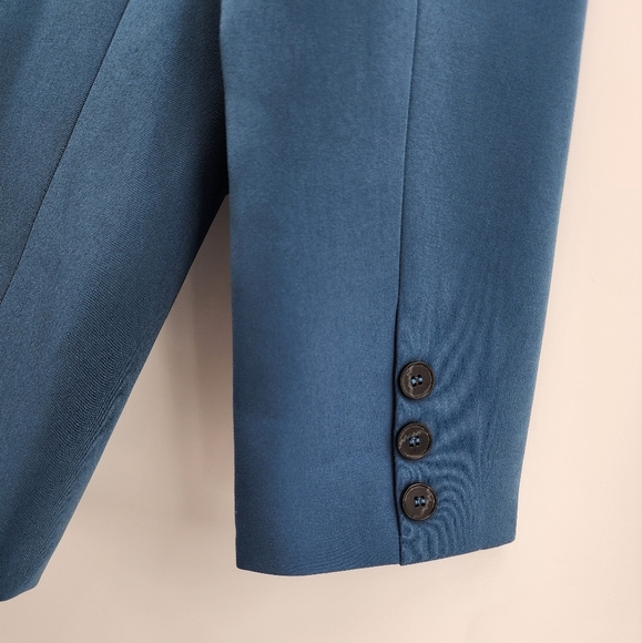 Reveriee Blue Button Front Blazer Brand New Size Small - Picture 7 of 12